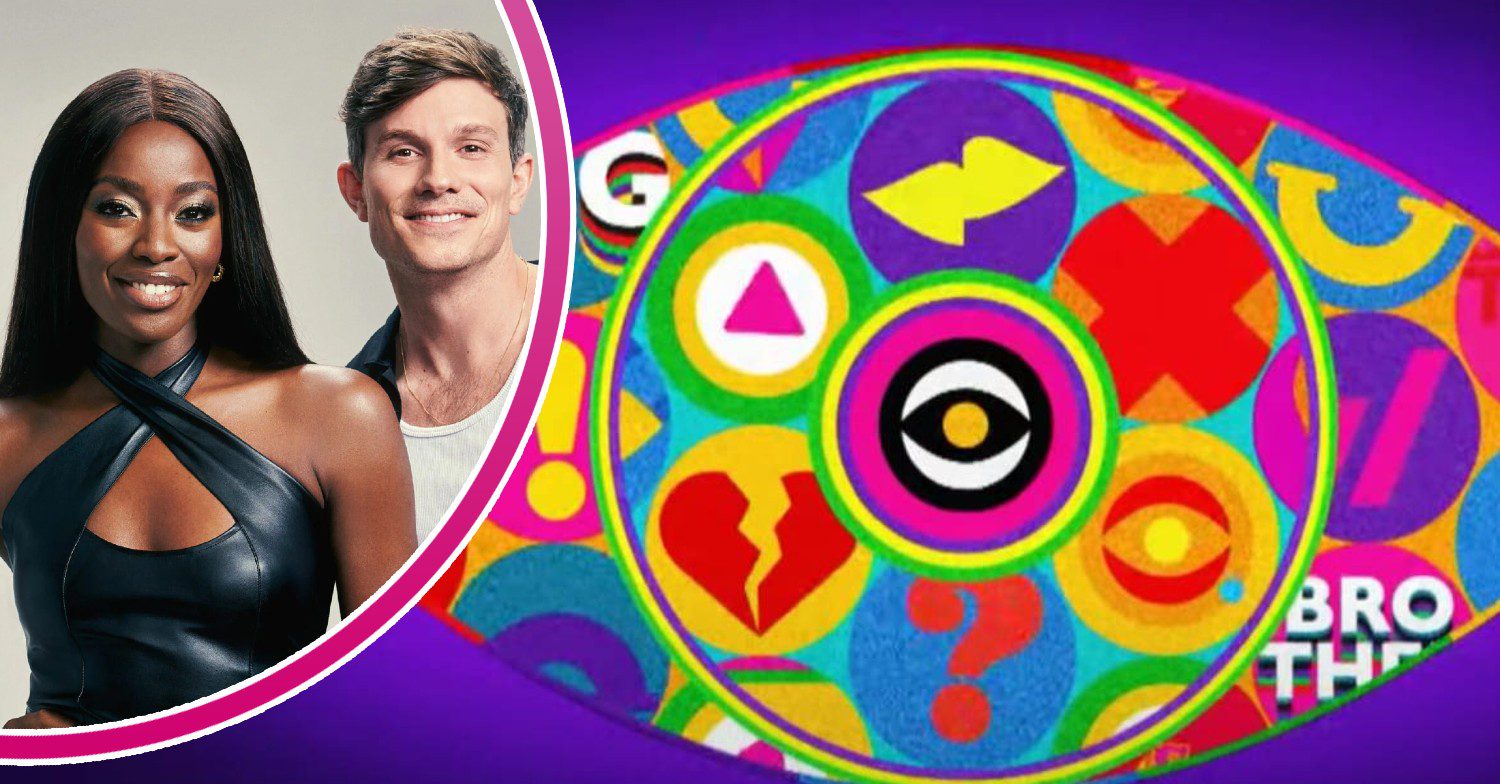 AJ Odudu and Will Best / Big Brother 2023 logo