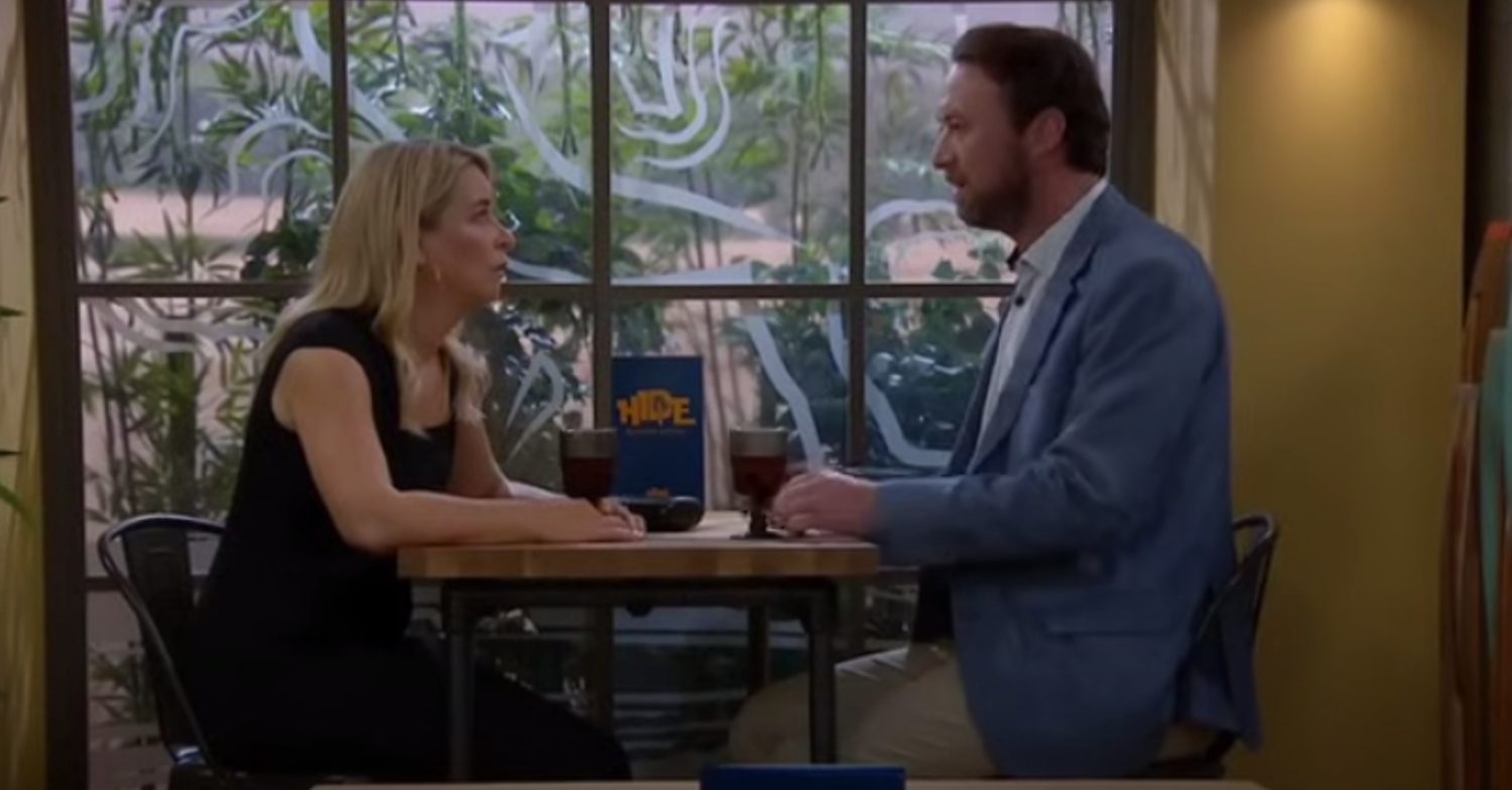 Emmerdale's Charity and Liam are on a date at The Hide