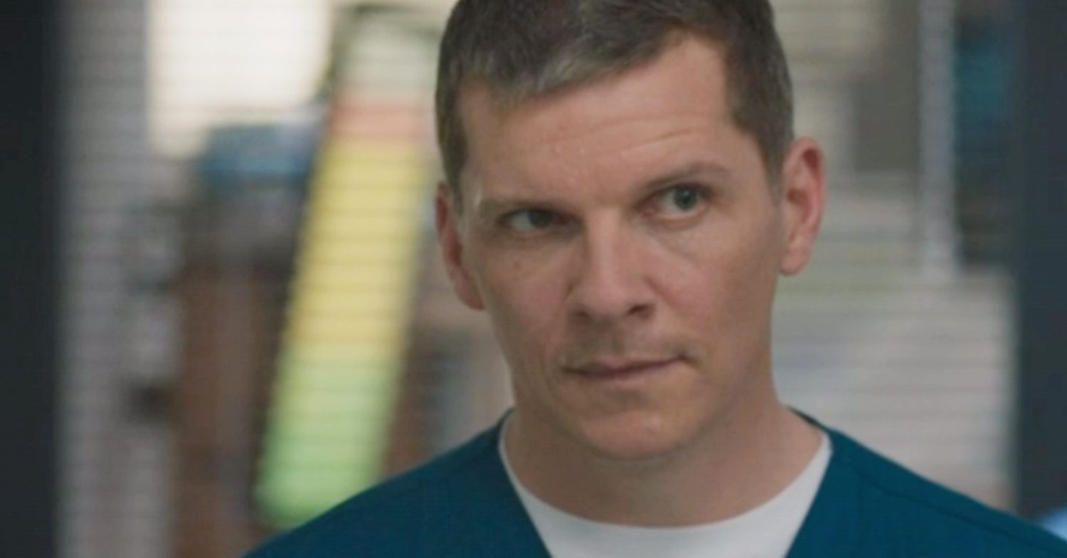 Casualty's Dr Max Cristie is serious