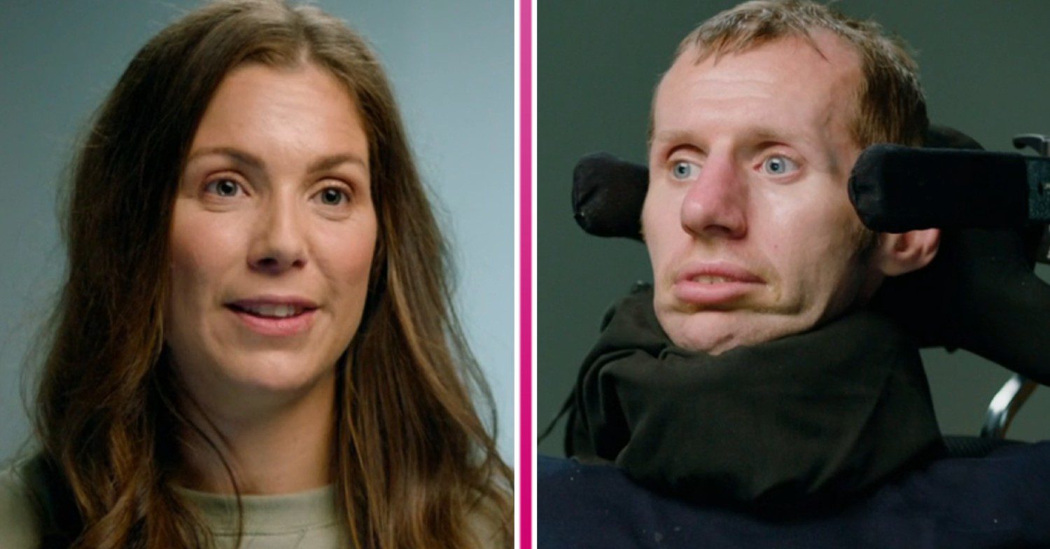 Lindsey Burrow and Rob Burrow on ITV documentary