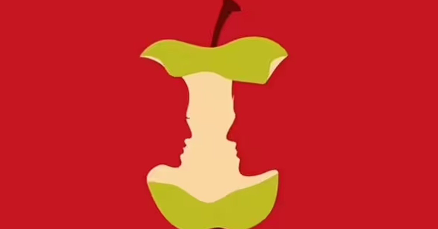 Apple optical illusion