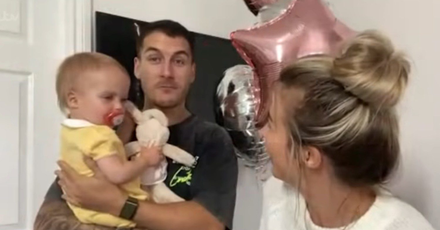 Gemma, Gorka and Mia being interviewed on Loose Women