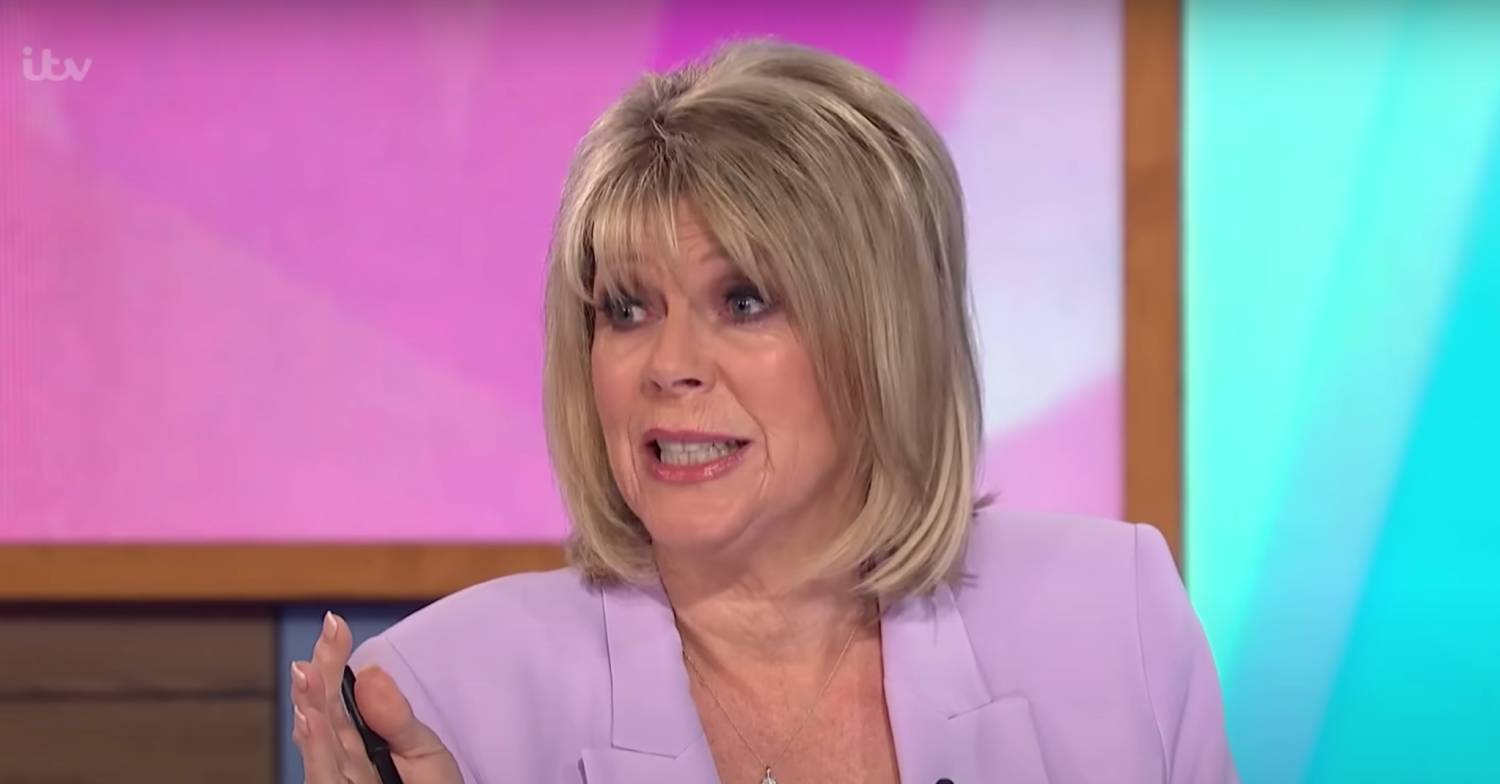 Ruth Langsford gestures