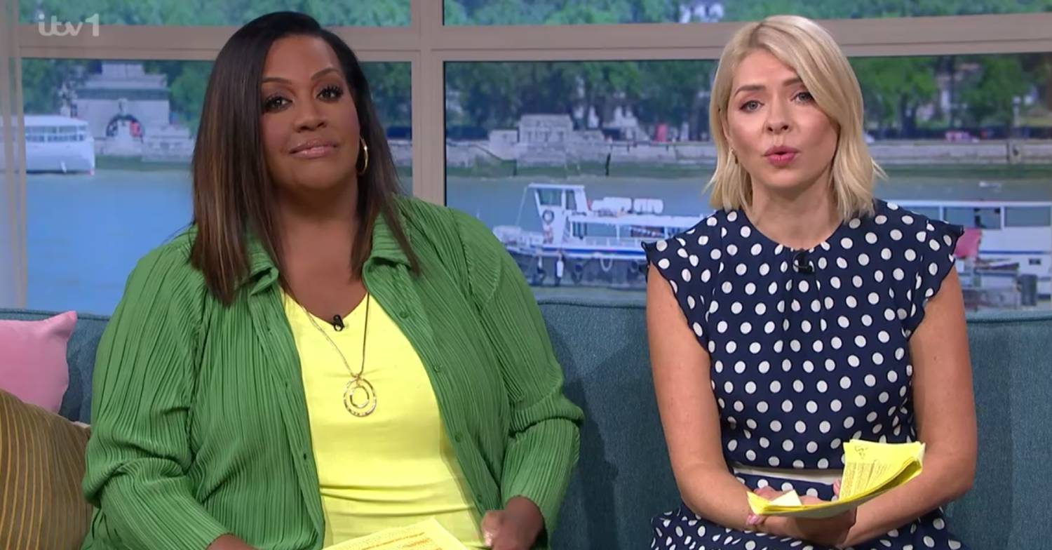 Holly Willoughby speaks to the camera on her This Morning return today