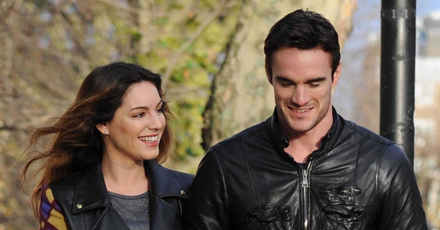 Kelly Brook and Thom Evans