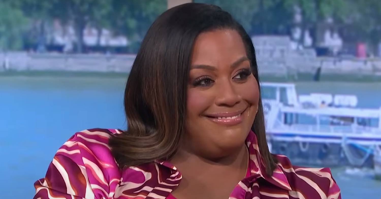 Alison Hammond smiles on This Morning today