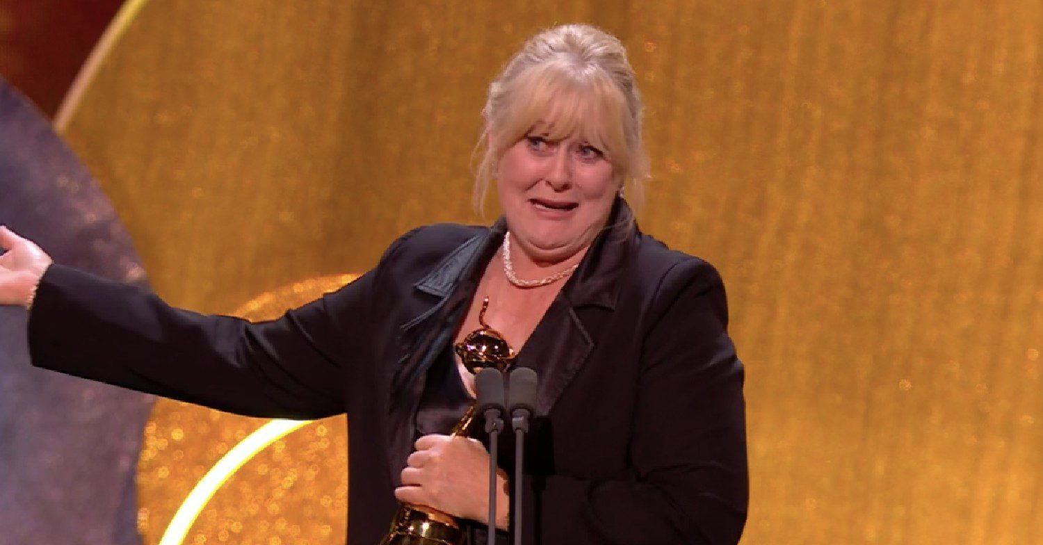 Sarah Lancashire at the NTAs