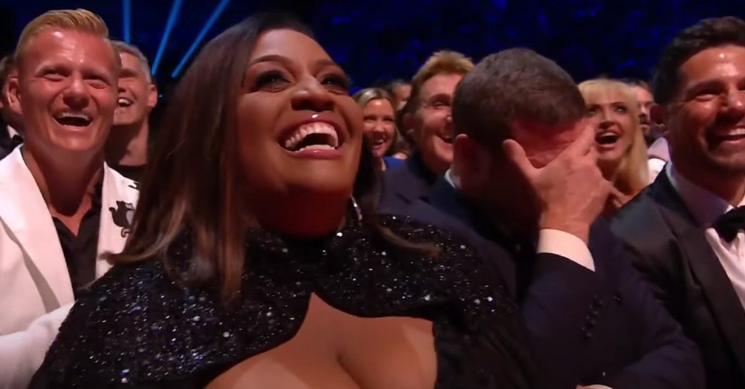 Alison Hammond smiling at the 2023 National Television Awards