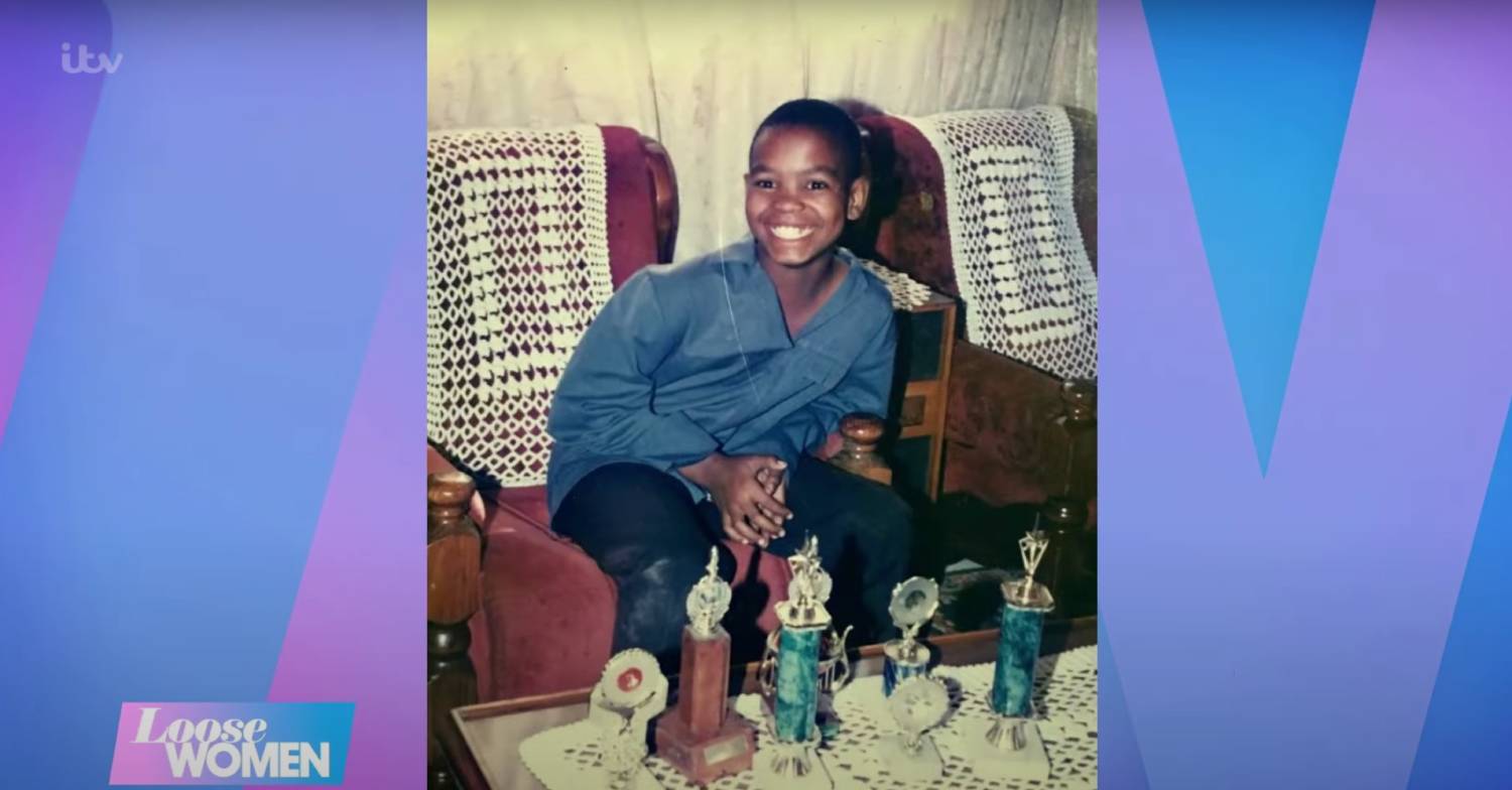 Johannes Radebe as a young boy