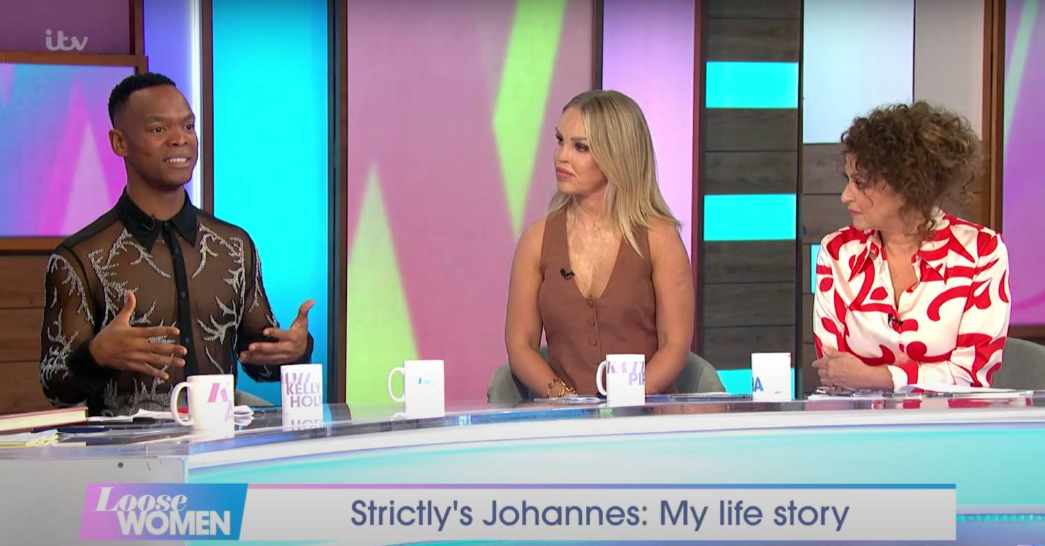 Strictly Come Dancing Johannes Radebe speaks on Loose Women today