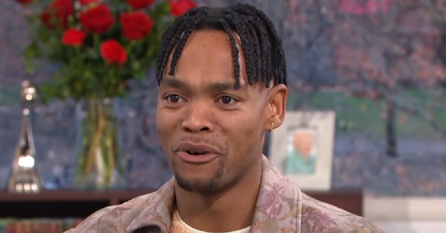 Johannes Radebe speaking during This Morning appearance