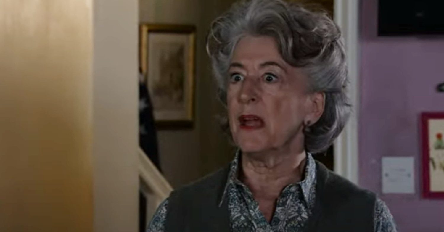 Coronation Street's Evelyn is shocked