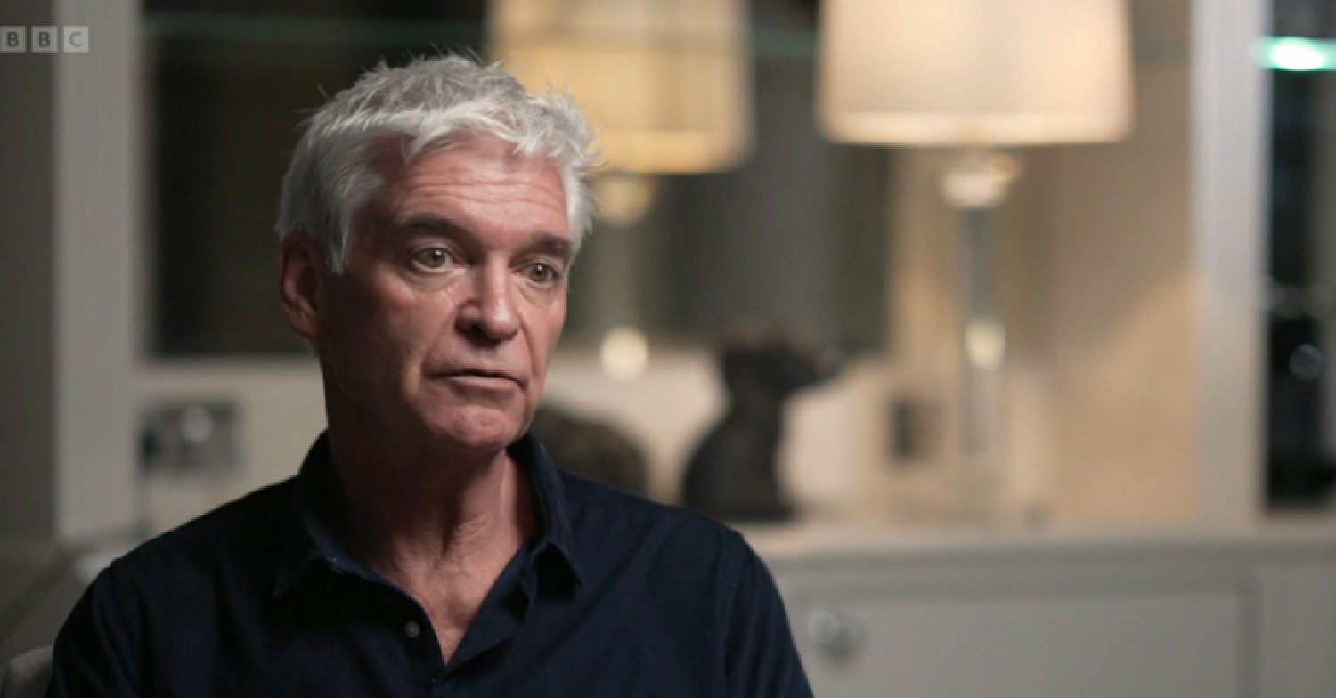 Phillip Schofield during BBC interview