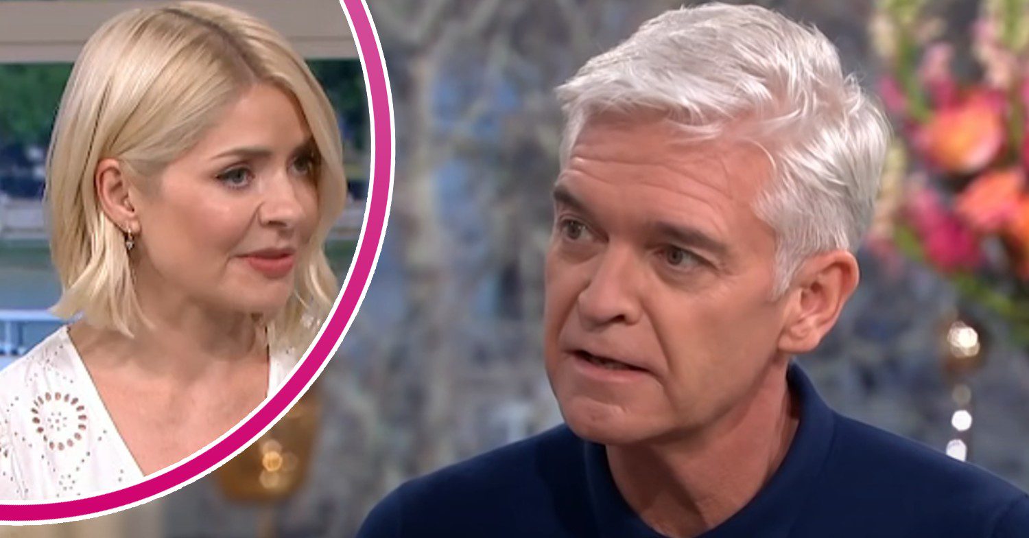 Holly Willoughby and Phillip Schofield on This Morning