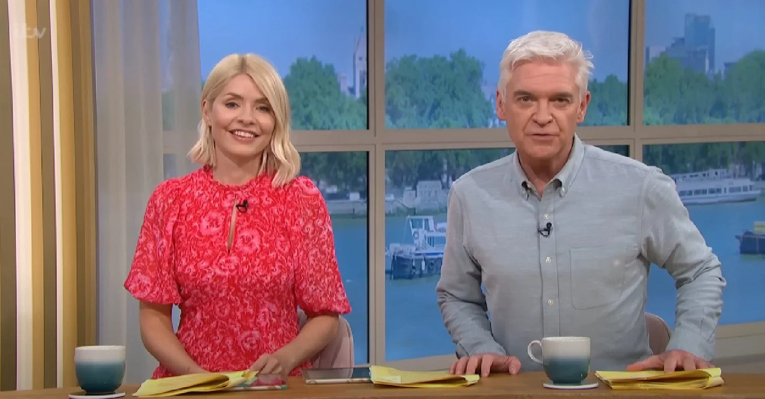 Holly Willoughby and Phillip Schofield on This Morning