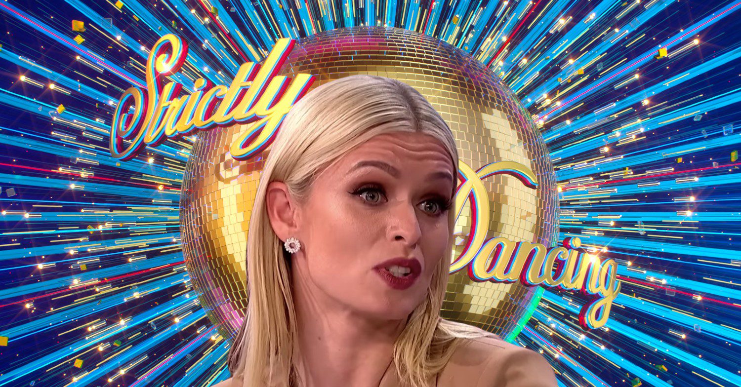 Strictly logo with Nadiya Bychkova talking