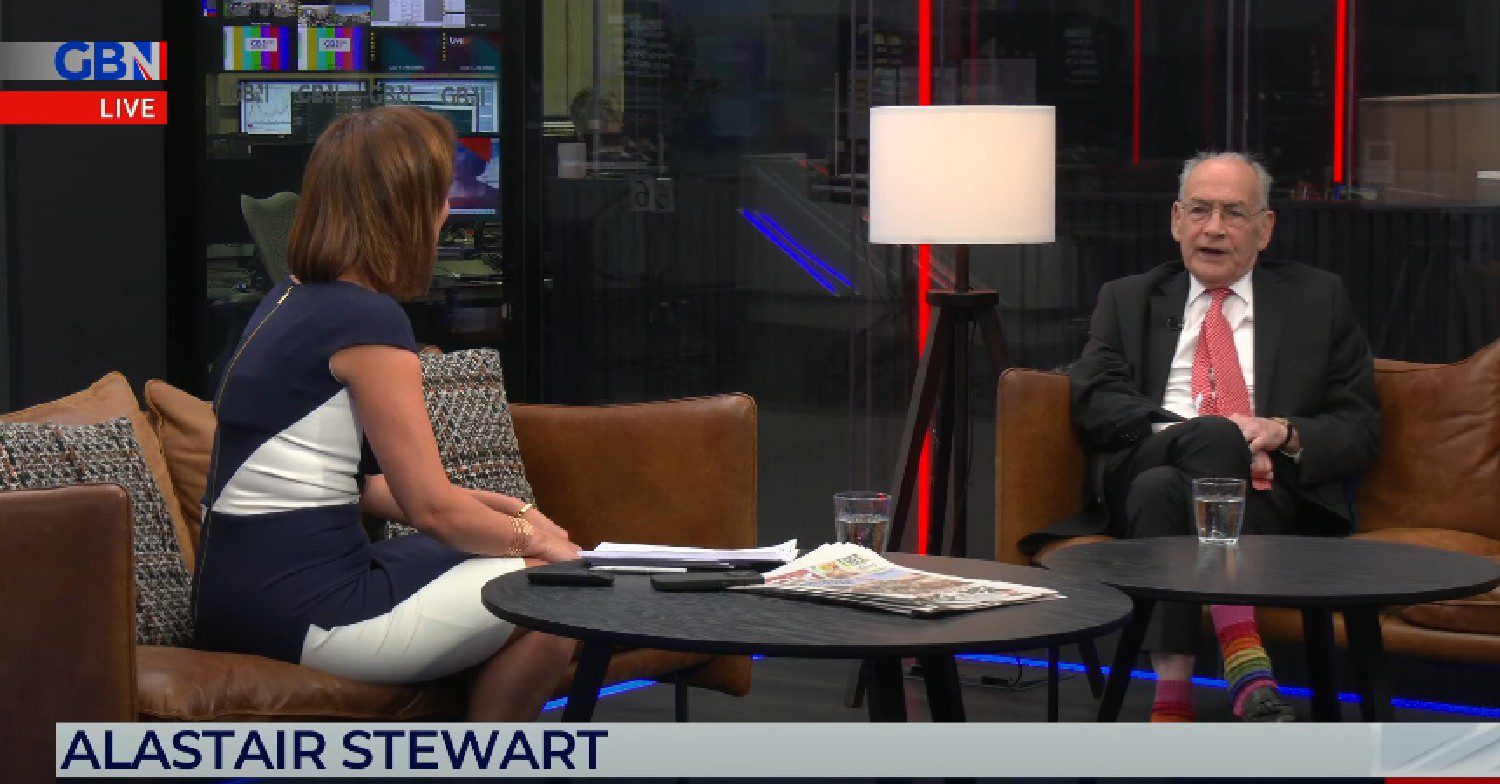 Alastair Stewart on GB News talking about dementia