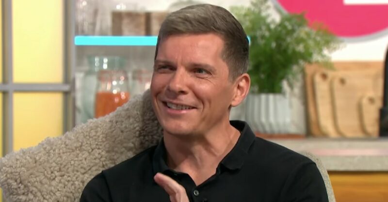 Nigel Harman smiling on Lorraine