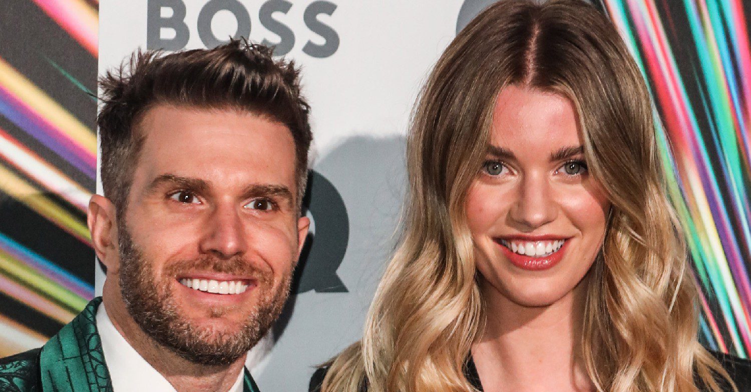 Joel Domett and his wife Hannah smiling