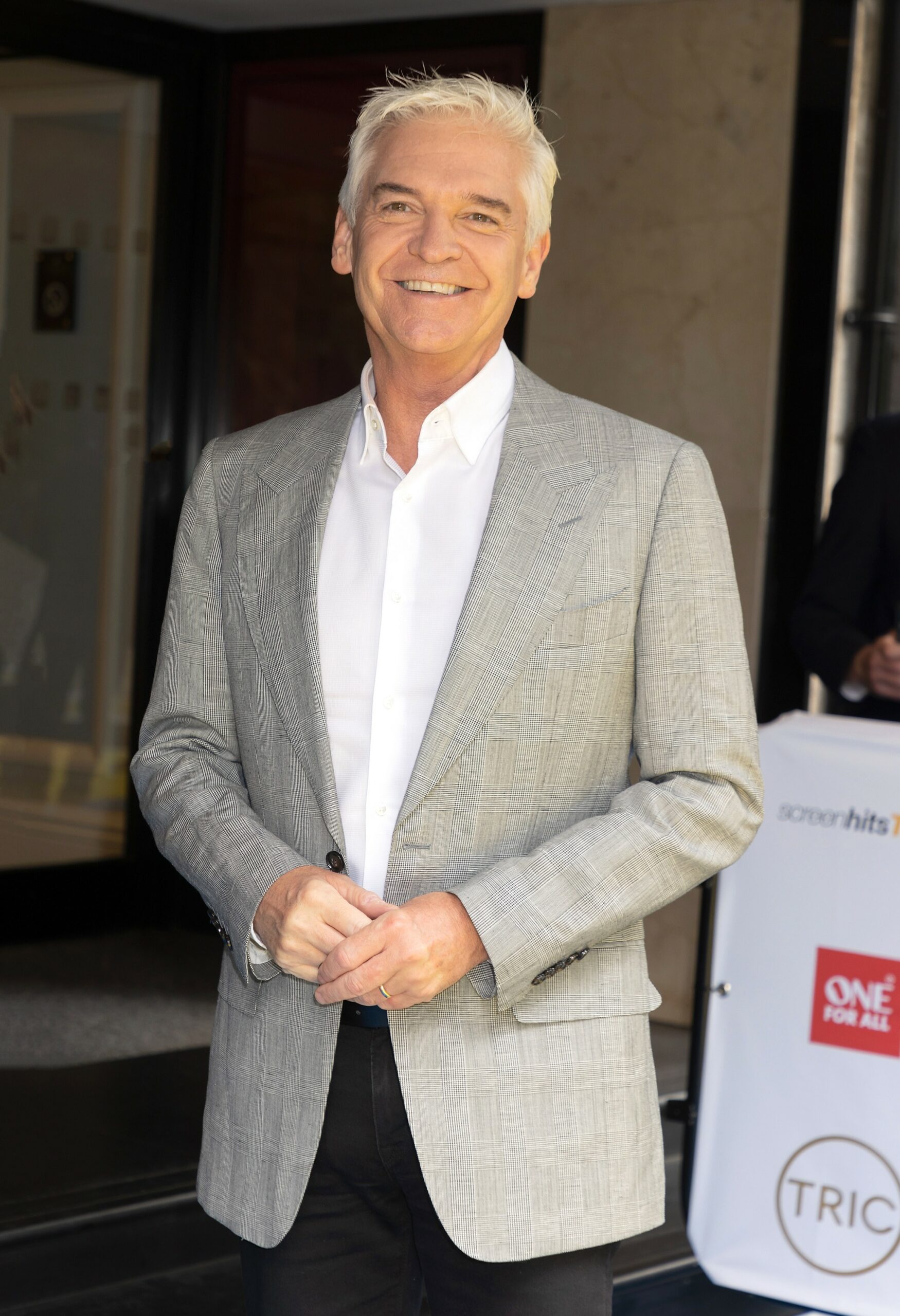 Phillip Schofield smiling at the TRIC Awards