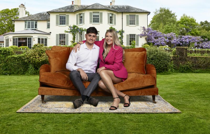 Janey and son Will on My Mum, Your Dad on ITV