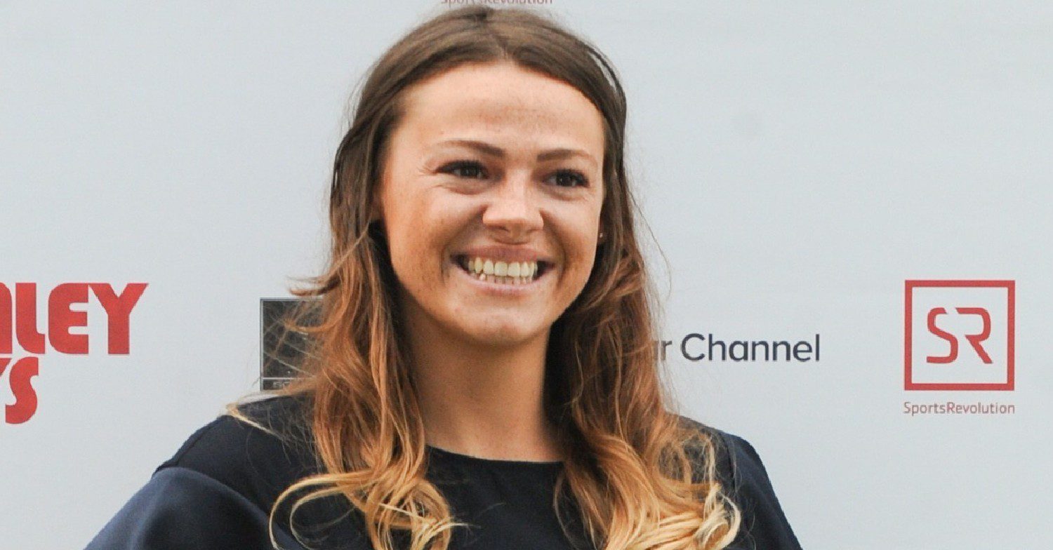 Joe Swash's sister Shana smiling