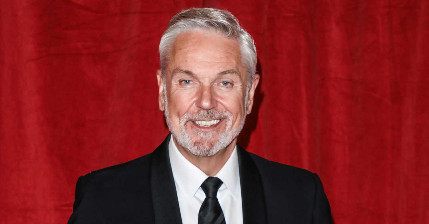 EastEnders' Brian Conley is smiling on the red carpet