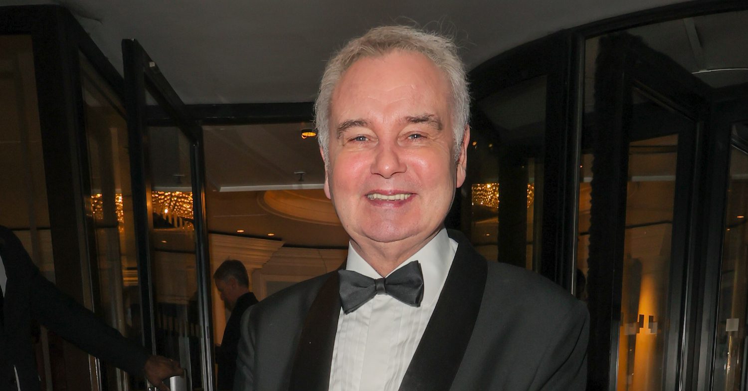Eamonn Holmes is smiling