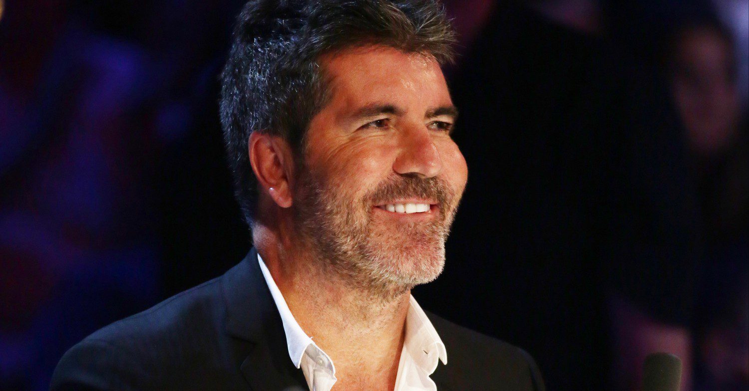 Simon Cowell smiling