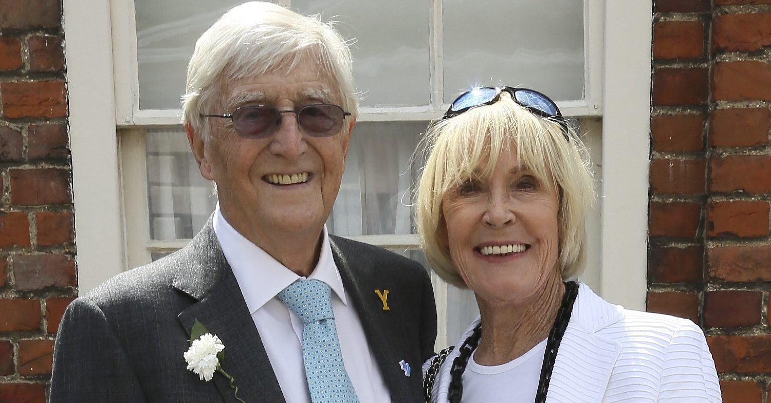 Sir Michael Parkinson and wife Mary