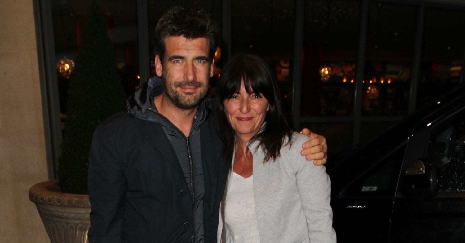 Davina McCall and Matthew Robertson smiling