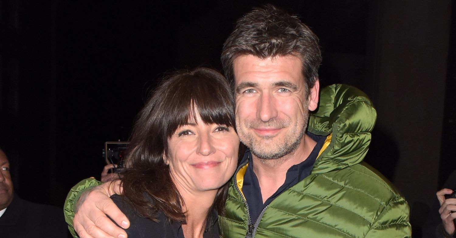 Davina McCall and Matthew Robertson smiling