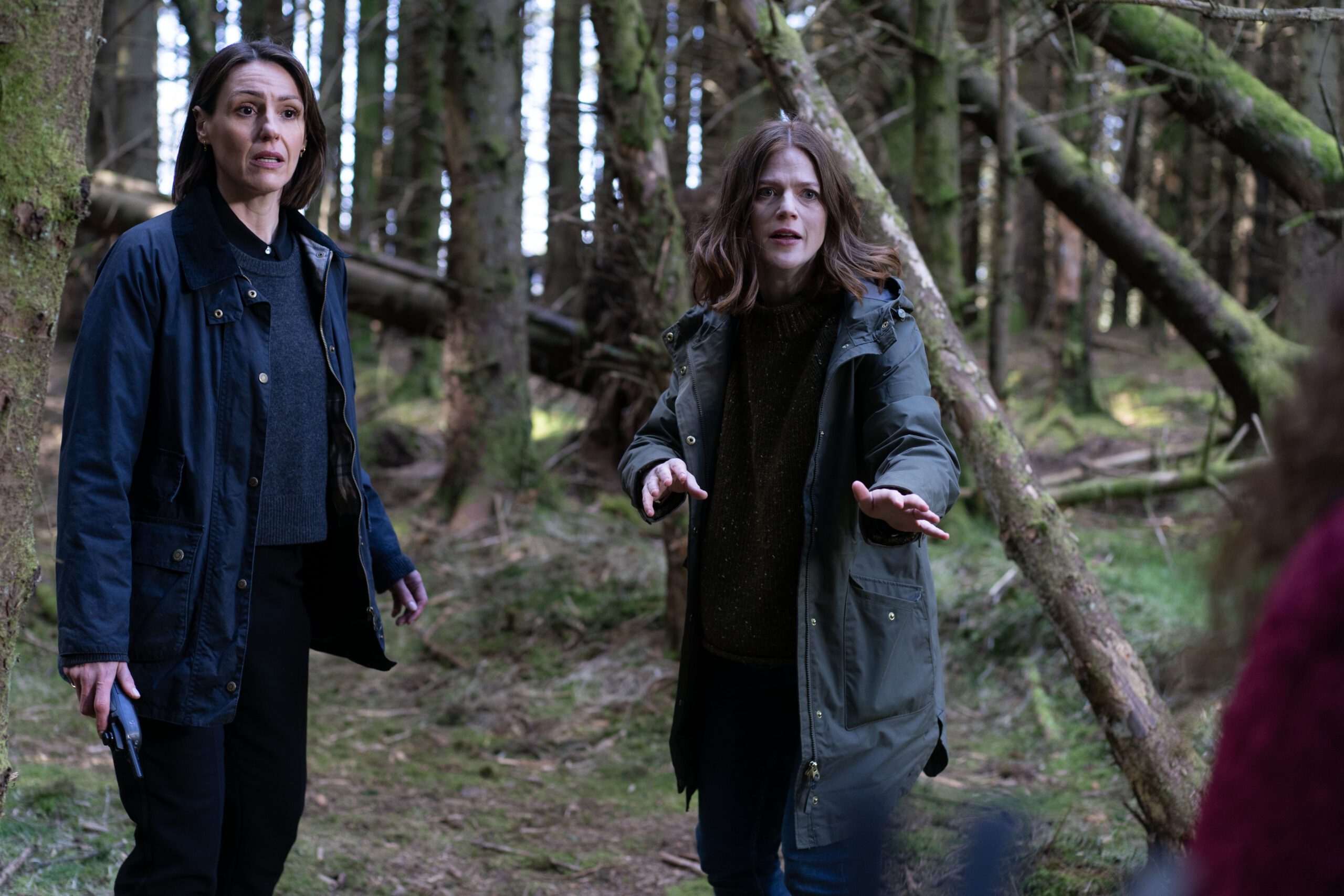 Suranne Jones and Rose Leslie in Vigil series 2