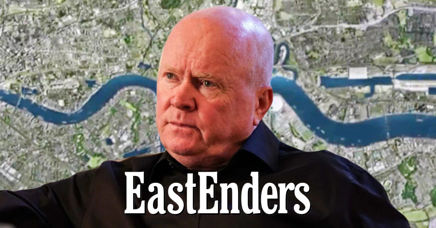 Phil looking contemplative on EastEnders (Credit: BBC/Composite: ED!)