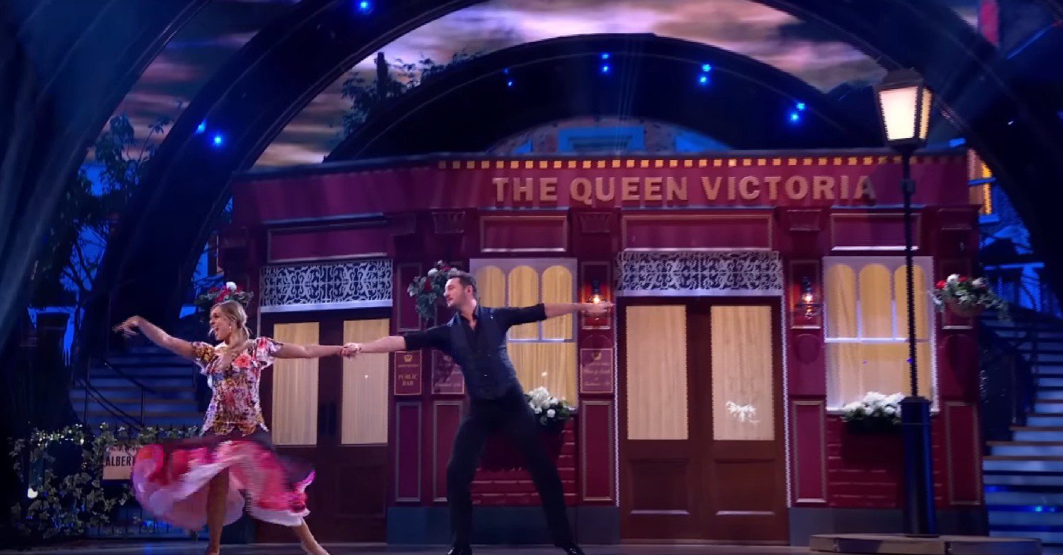 James Bye dancing with professional dancer Amy Dowden on Strictly Come Dancing in 2022