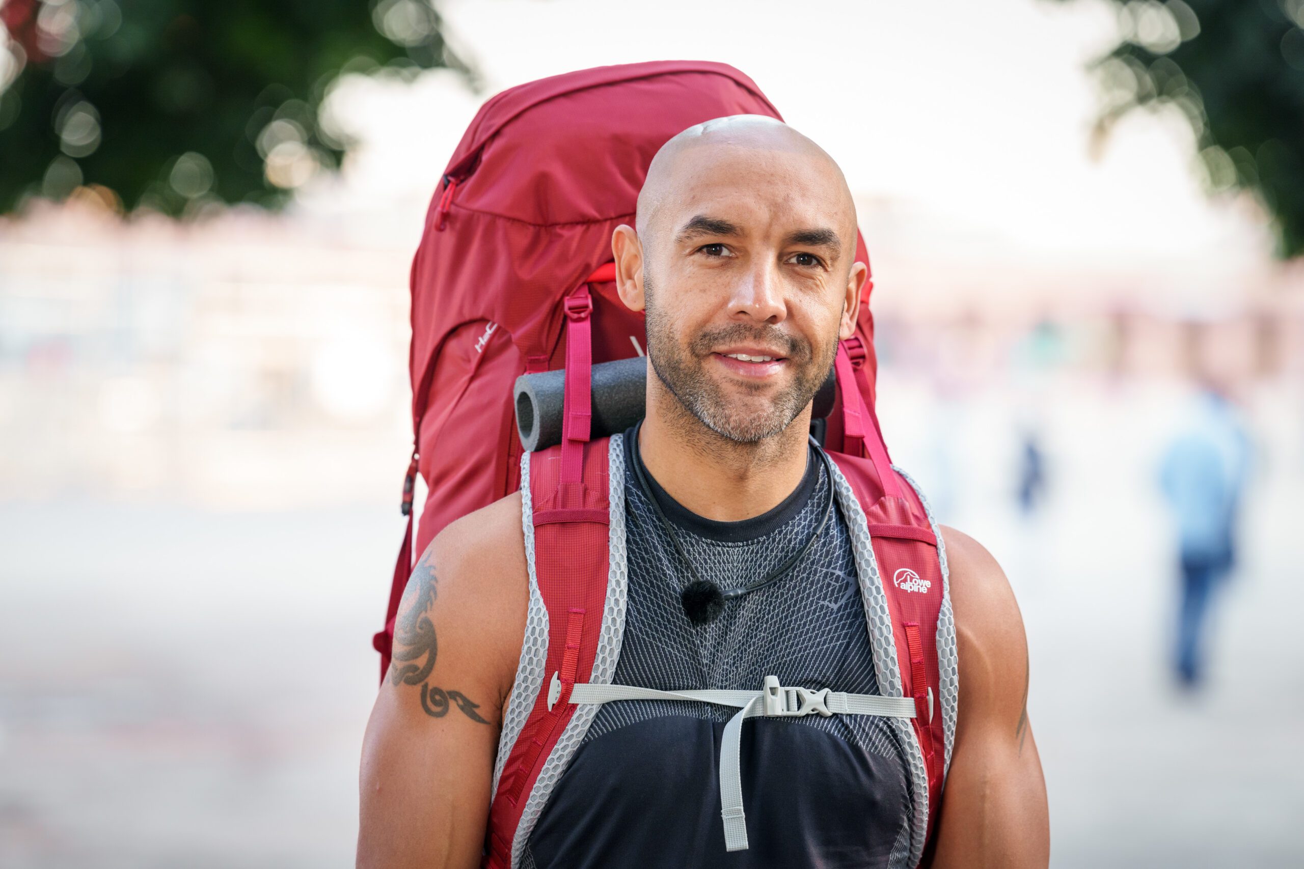 Alex Beresford takes part in Celebrity Race Across the World