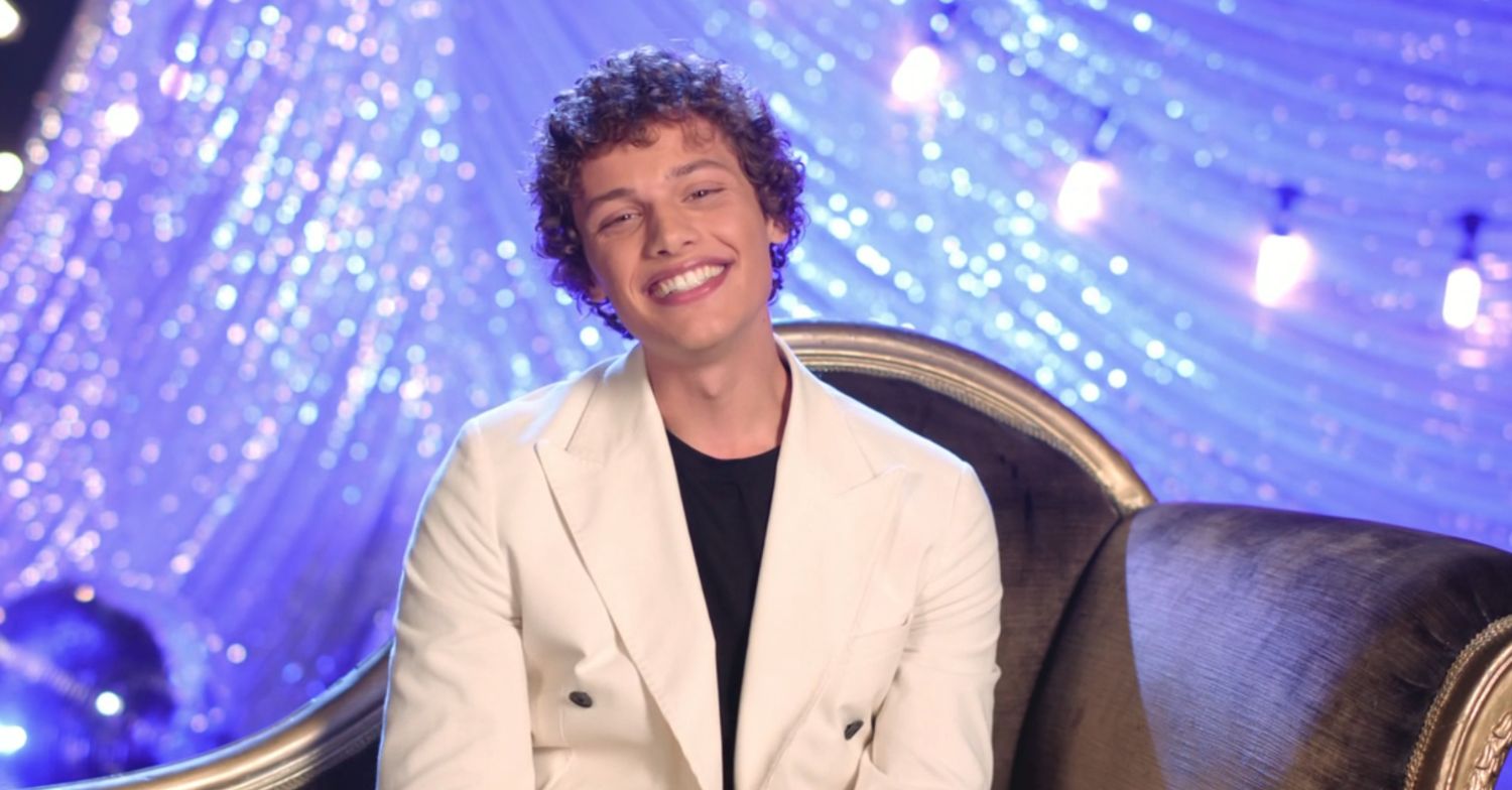 Bobby Brazier smiling on Strictly