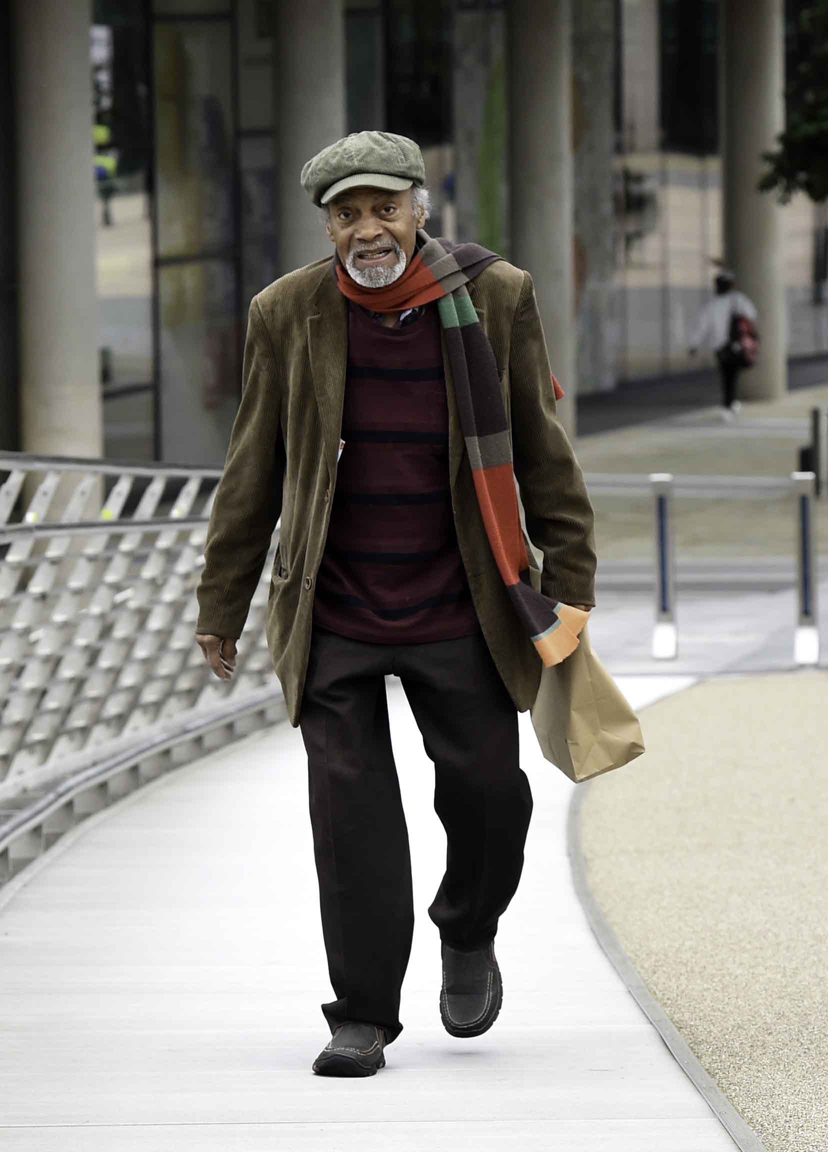Ram John Holder seen on the Coronation Street set for the first time In Manchester