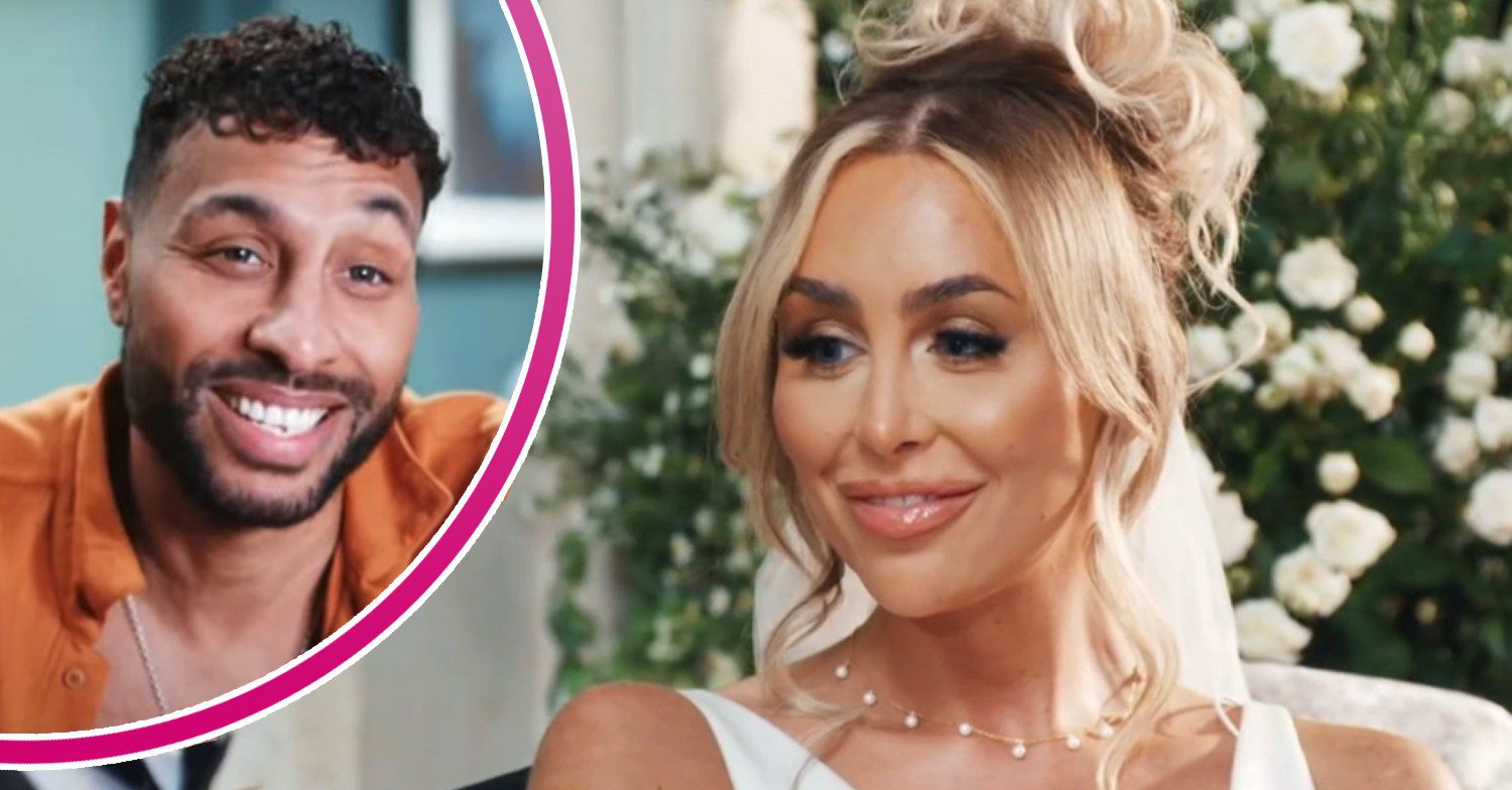 Nathaniel / Ella smiling on MAFS UK