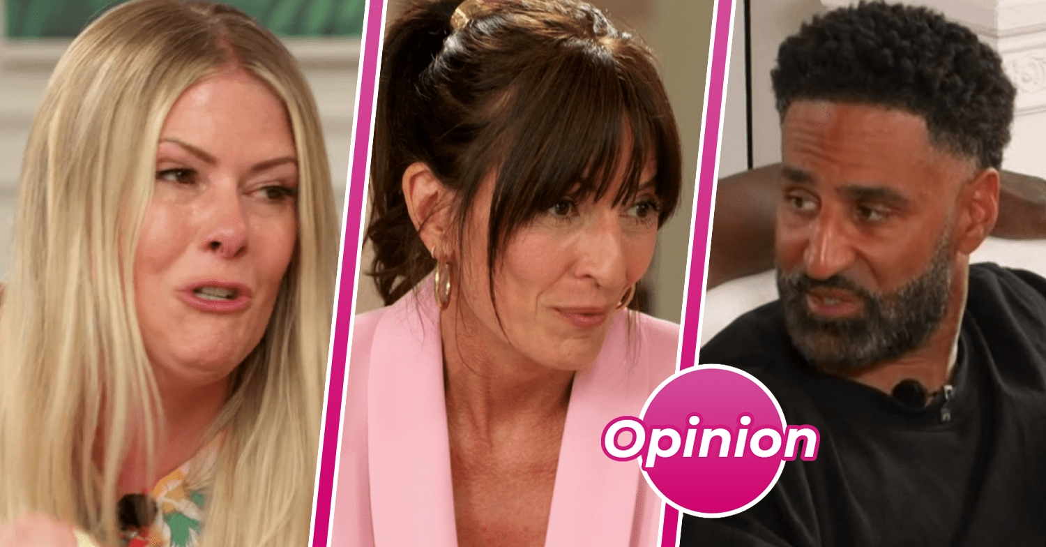 Davina McCall and two stars of My Mum Your Dad