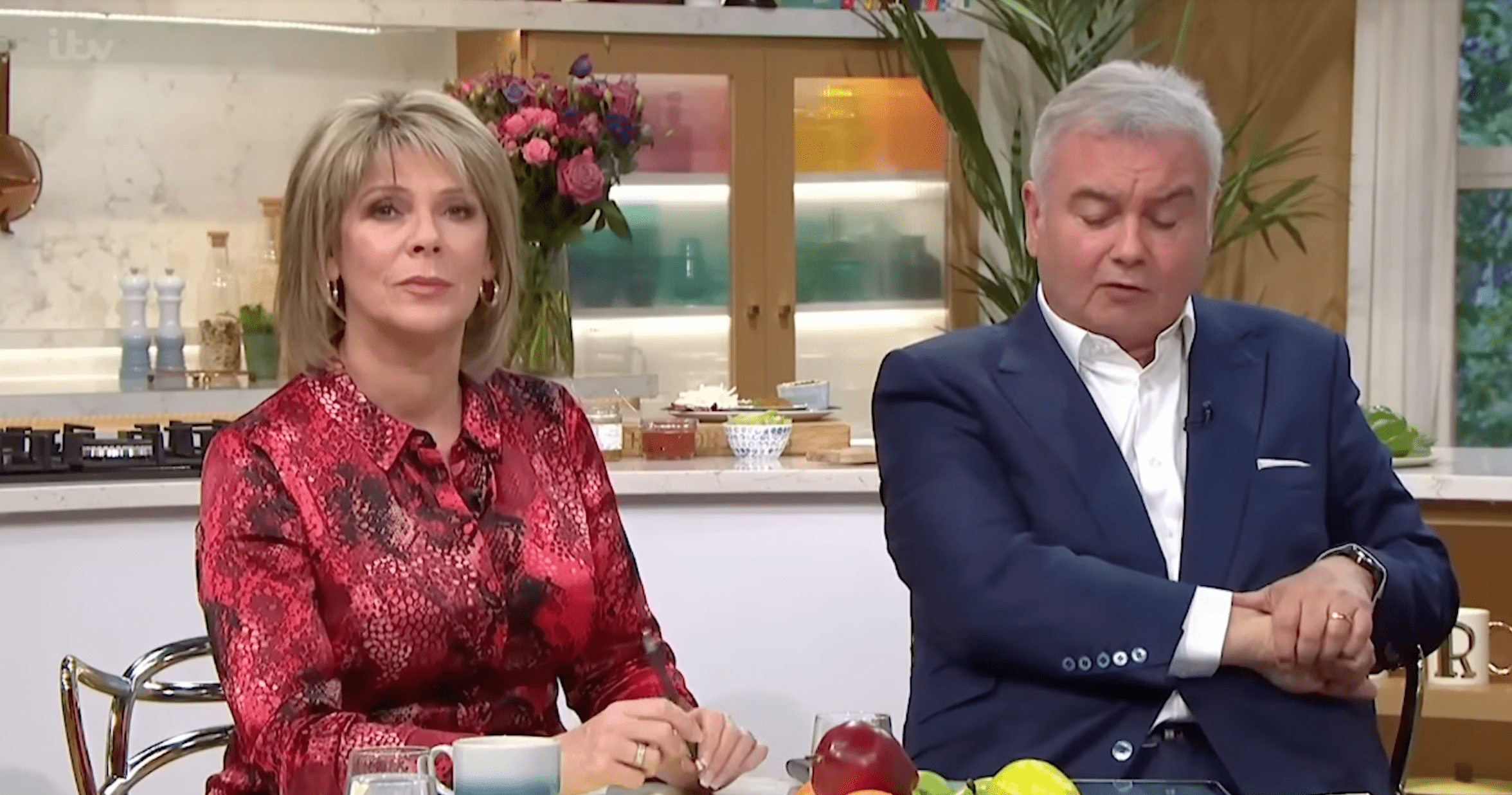Ruth Langsford and Eamonn Holmes on This Morning