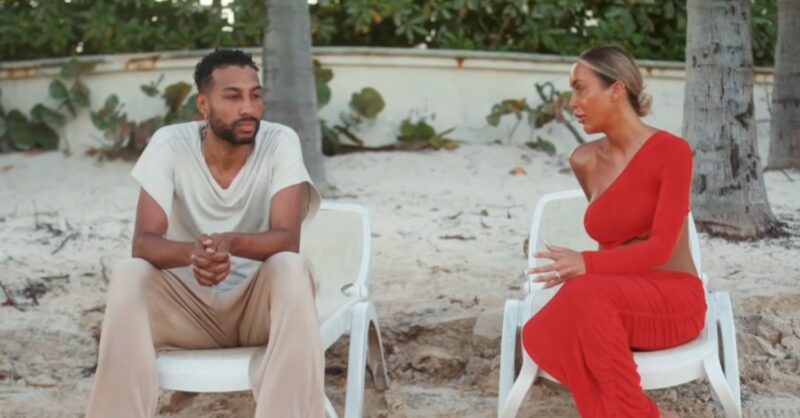 Ella and Nathanial talking on MAFS UK