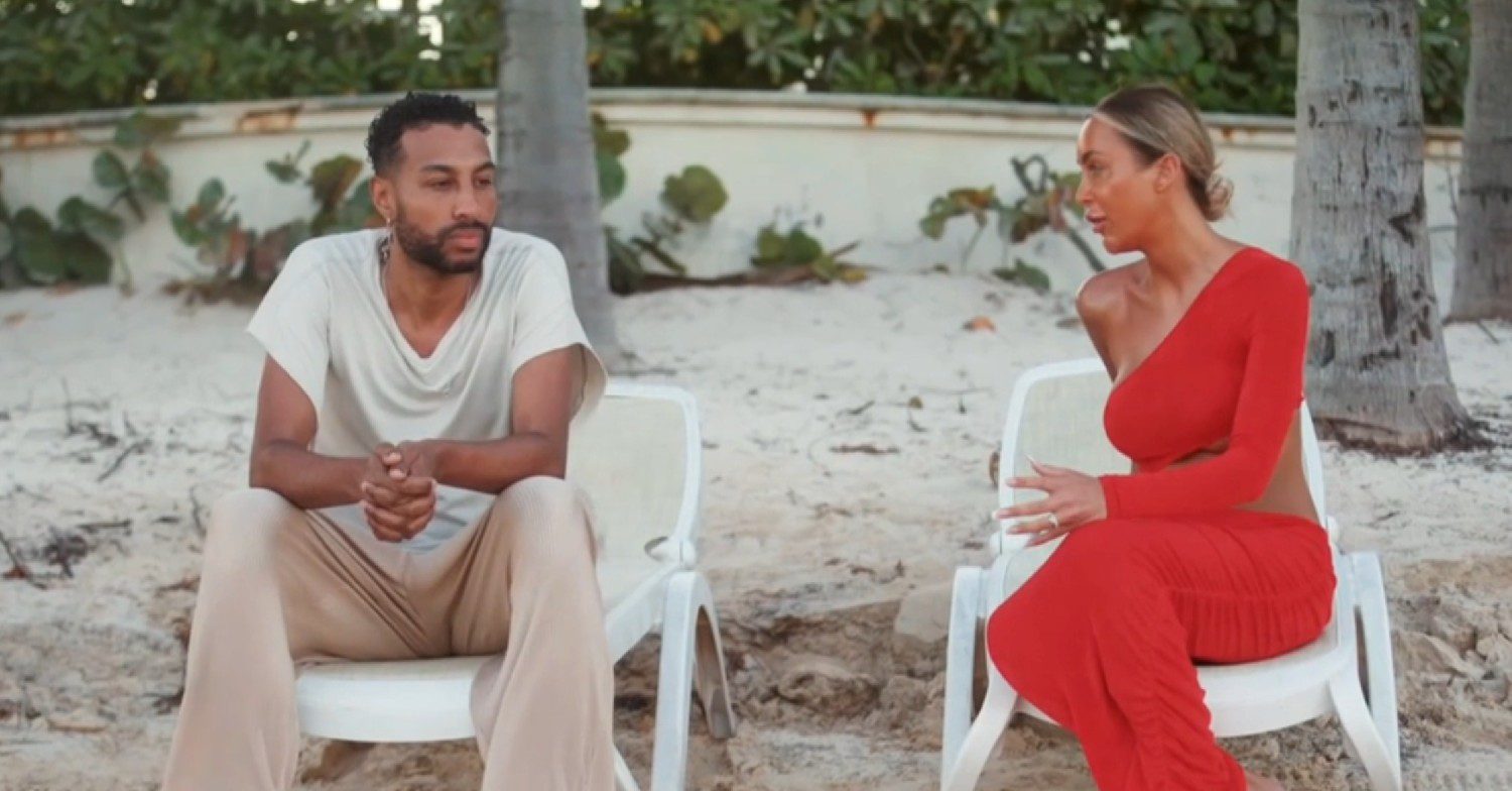 Ella and Nathanial talking on MAFS UK