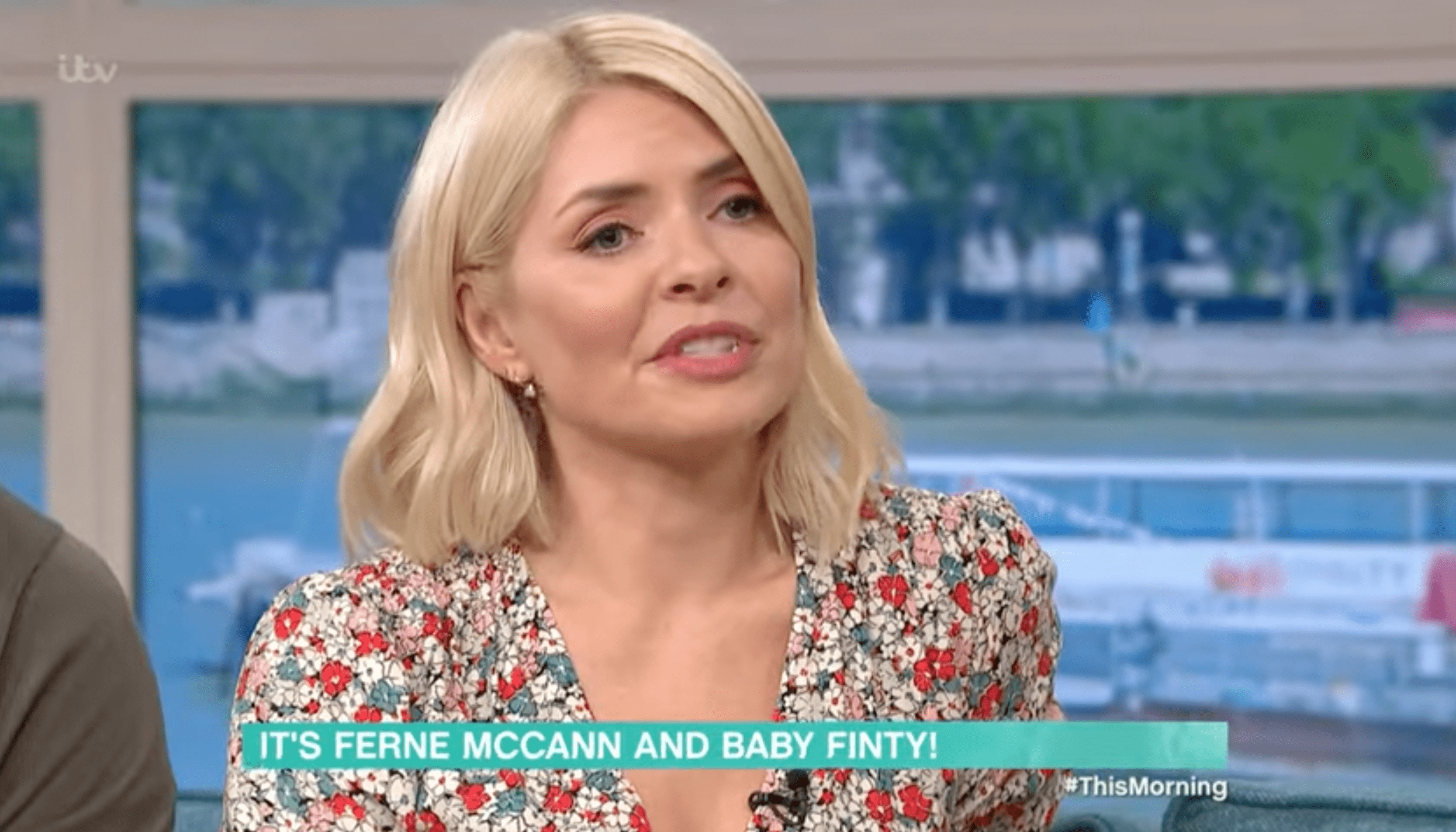 Holy Willoughby chatting on This Morning