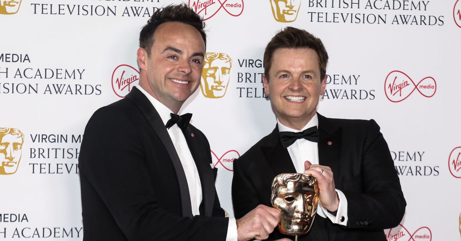 Ant & Dec smiling on the red carpet