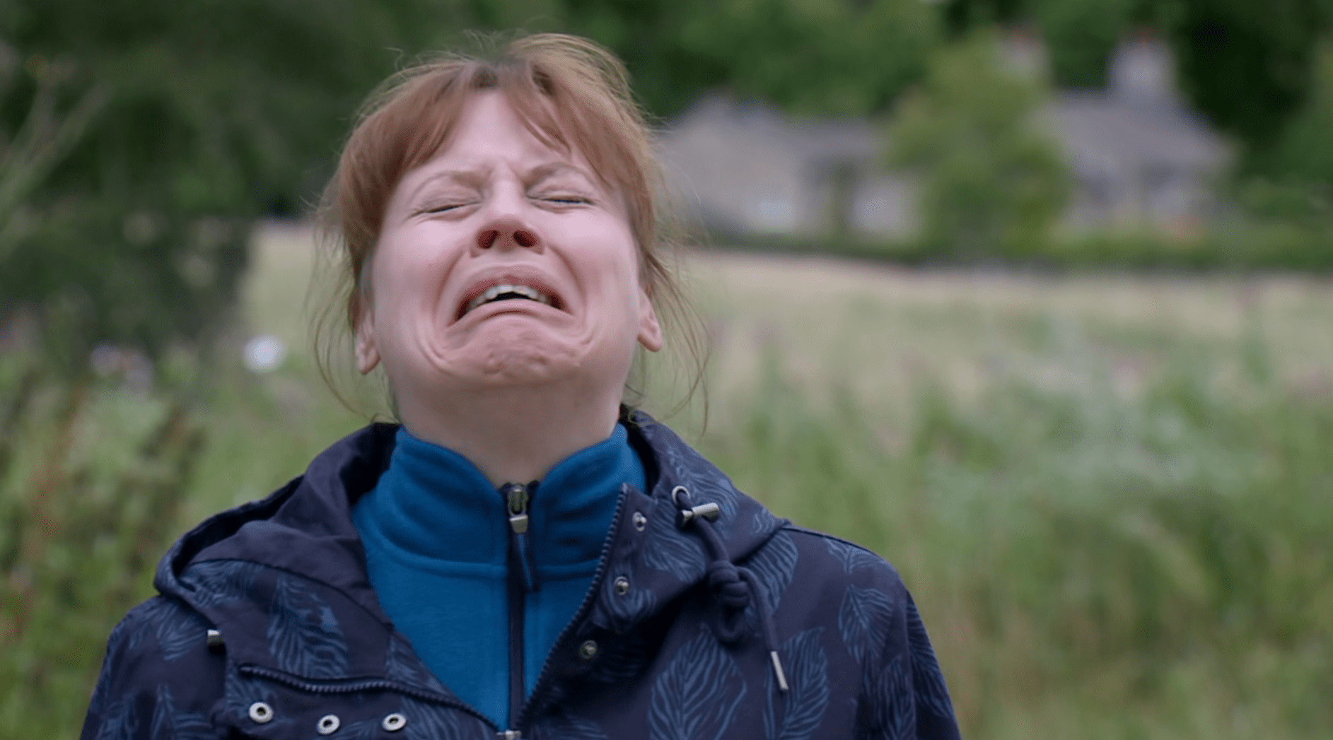 Lydia in Emmerdale crying