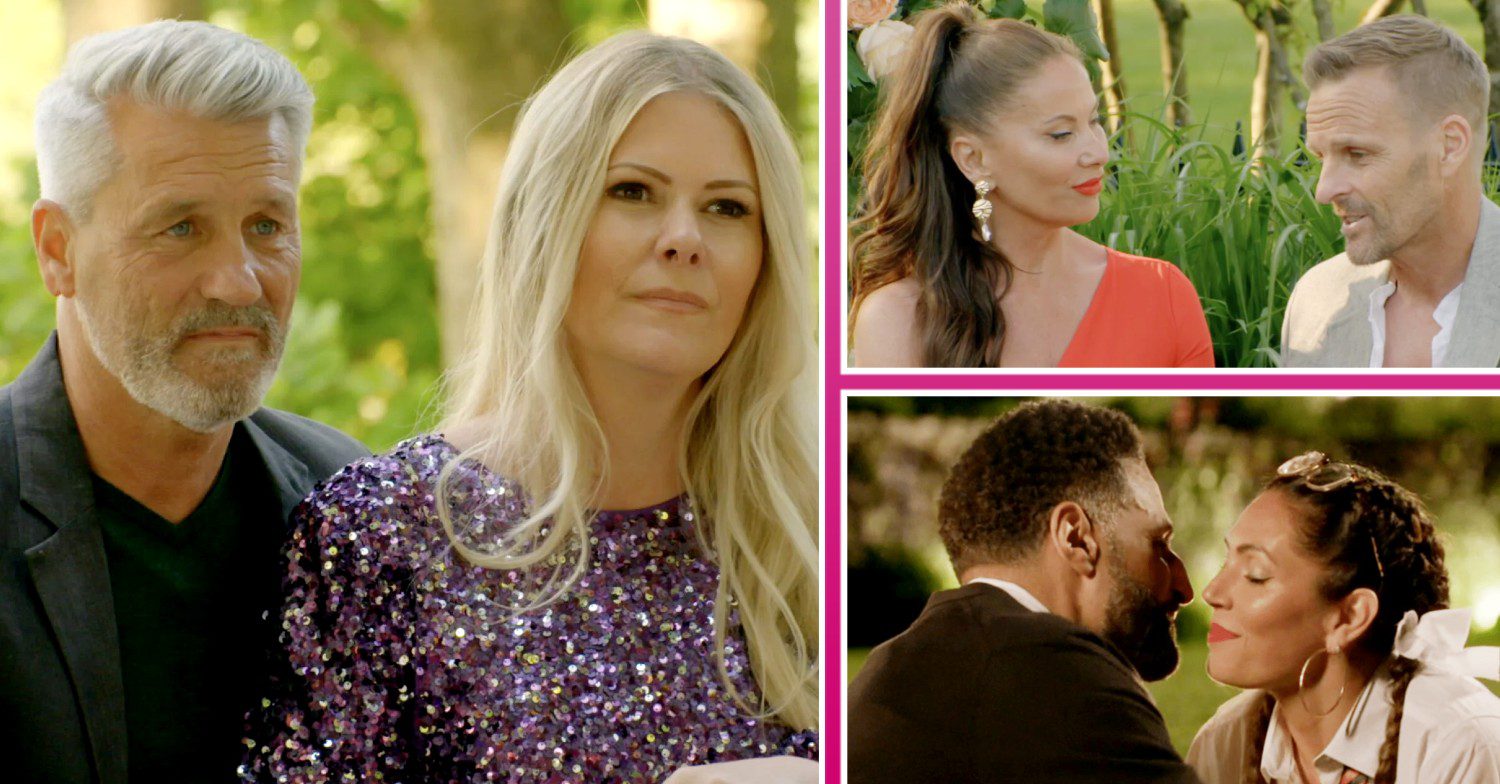 Composite of MMYD couples; Roger and Janey, Natalie and Paul, Elliott and Sharon (Credit: ITV/YouTube/Composite: ED!)