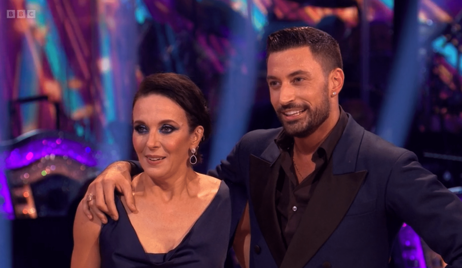 Adana Abbington and Giovanni Pernice on Strictly smiling