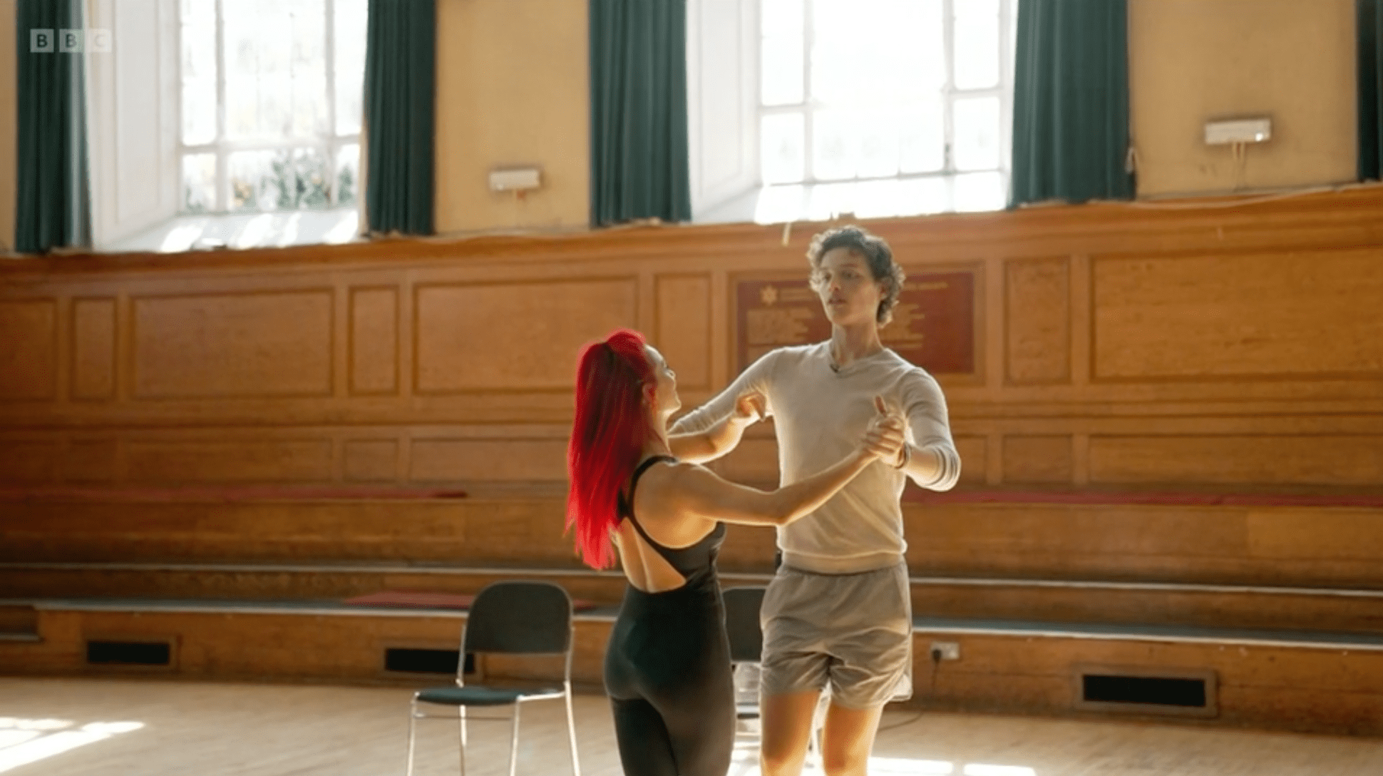 The height difference is quite extraordinary and will cause issues, say Strictly fans (Credit: BBC)