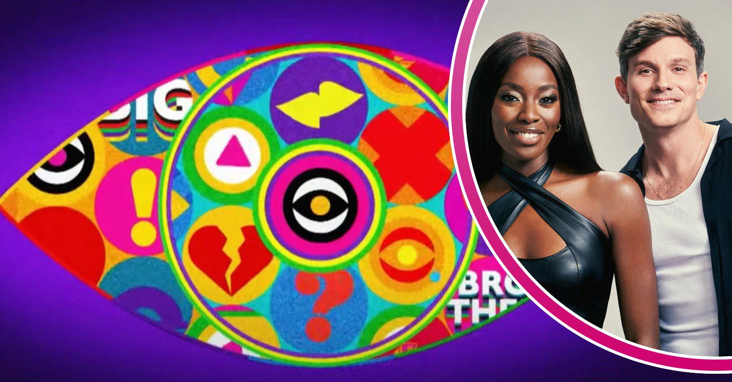 Big Brother 2023 logo / AJ Odudu and Will Best